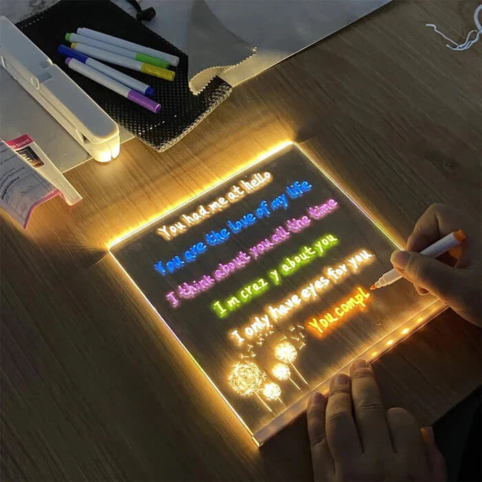 3D Acrylic LED Message Board –